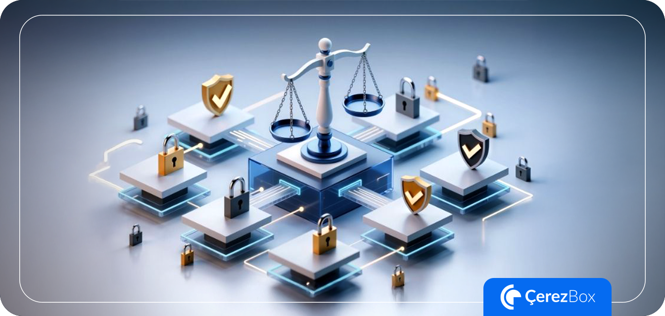 KVKK ve GDPR düzenlemelerine uygun reklam ve pazarlama çerez yönetimi paneli simgesi.